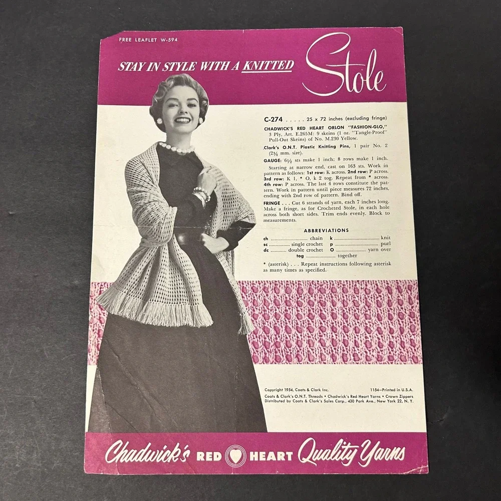 Vintage 50's 60's Bernat Knitting Pattern Booklets Mixed Lot